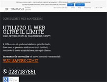 Tablet Screenshot of alessandrodetommaso.it